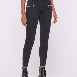 Allsaints Grace Biker Cropped Jeans